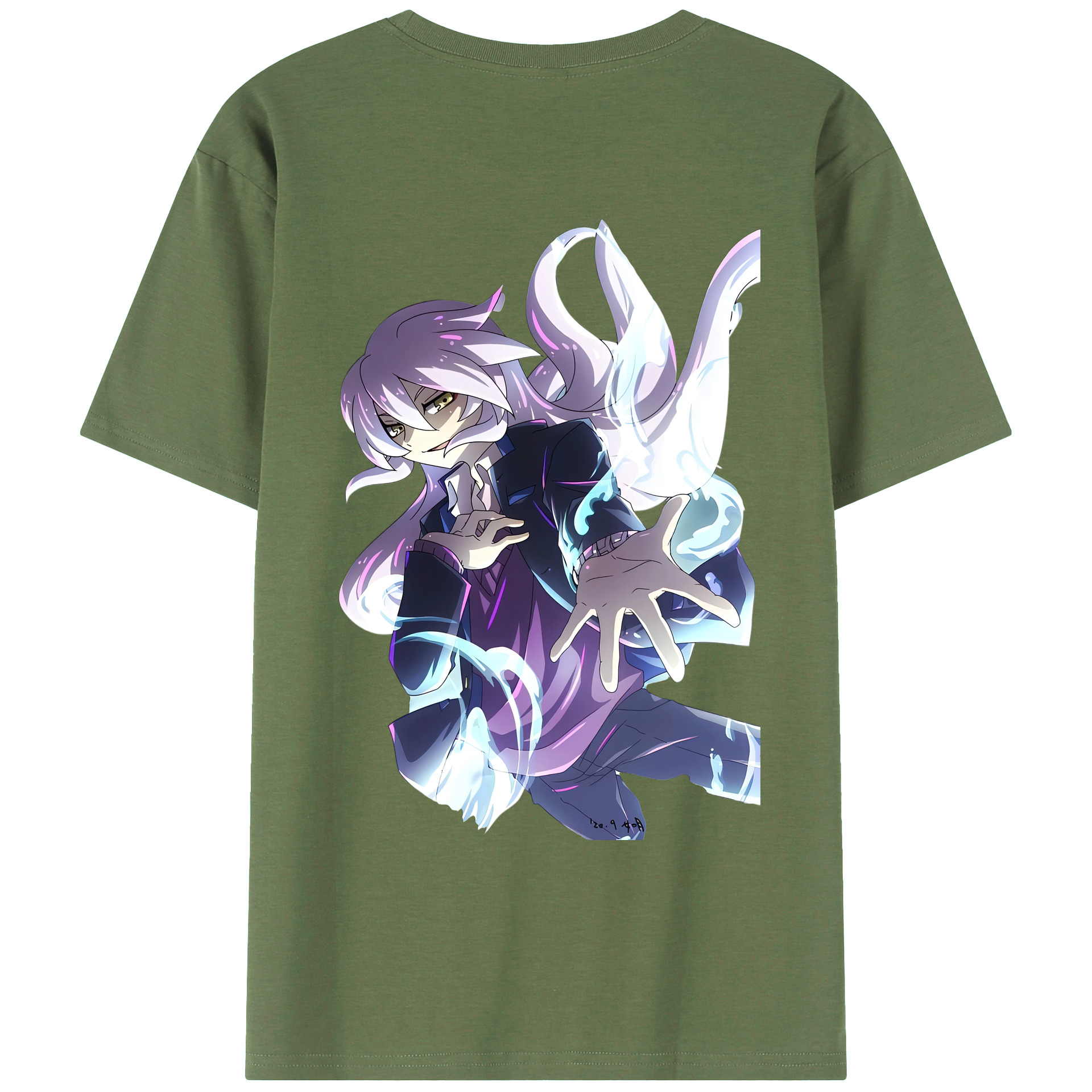 （画像用） 妖怪ウォッチ Yo-kai Watch 綿100％ メンズ半袖Tシャツ（バックプリント） 通気性